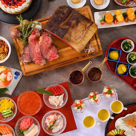 Shin Furano Prince Hotel Exterior photo A selection of Japanese cuisine