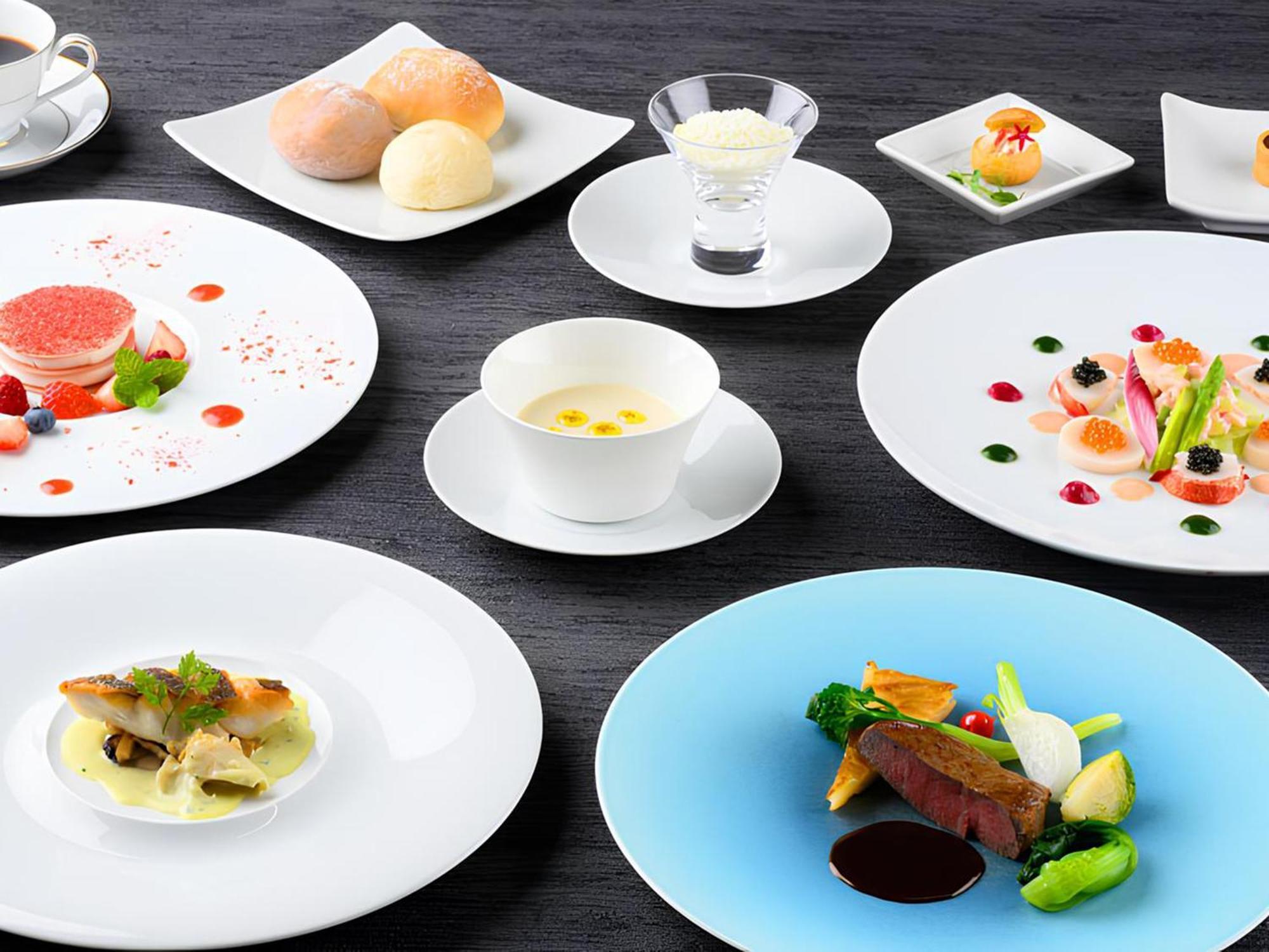 Shin Furano Prince Hotel Exterior photo A selection of French cuisine